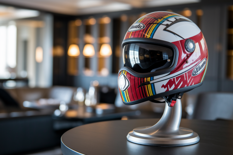 Porte Casque Moto : Modèles Originaux et Sur Pied pour Ranger Votre Équipement