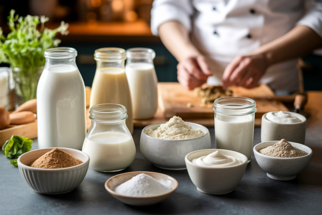 comptoir-cuisine-bocaux-laits-vegetaux