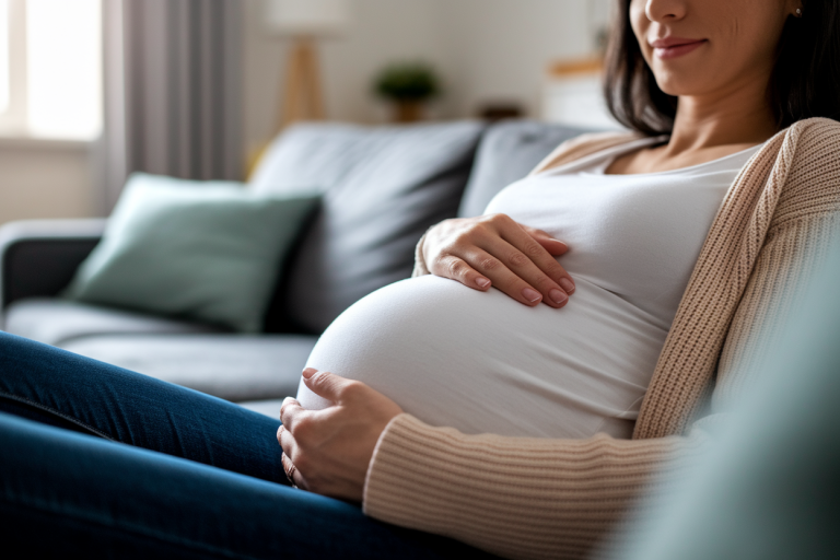 femme-enceinte-canape-ventre