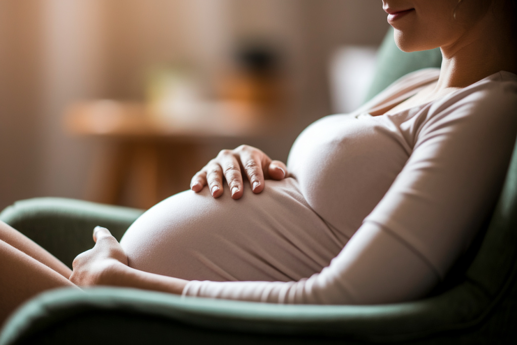 femme-enceinte-fauteuil-ventre-sereine