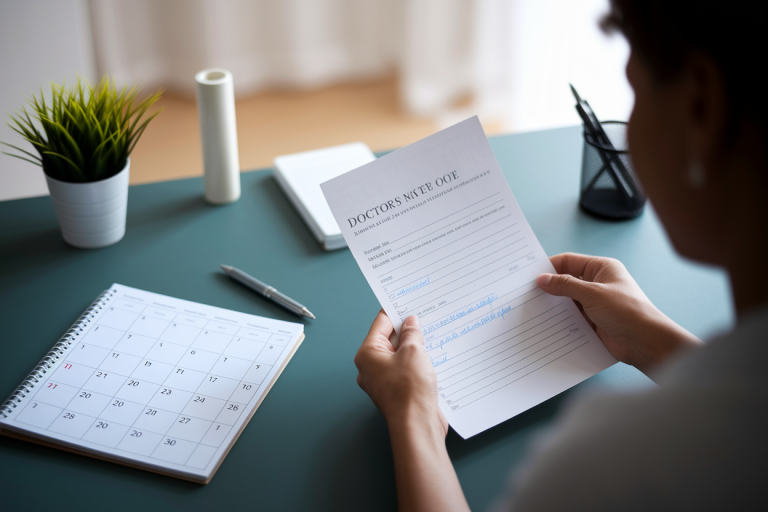 personne-dos-bureau-note-medicale-calendrier