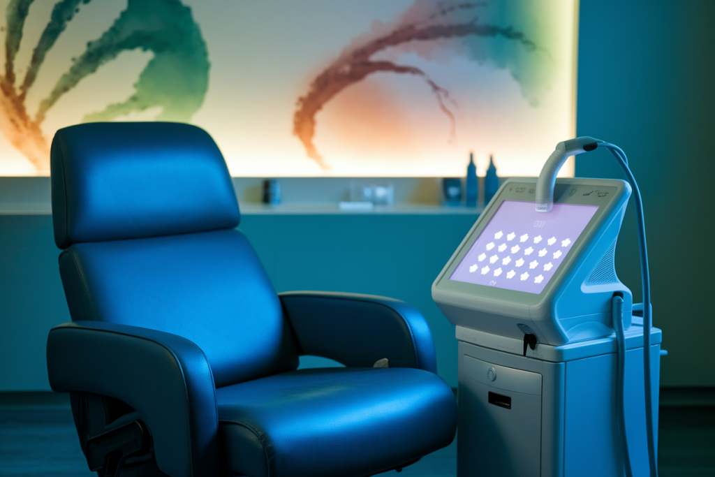 salle-clinique-fauteuil-laser-lueur