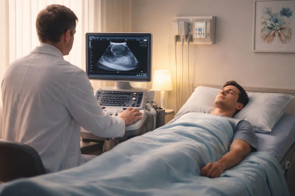 medecin-echographie-patient-table-salle-examen