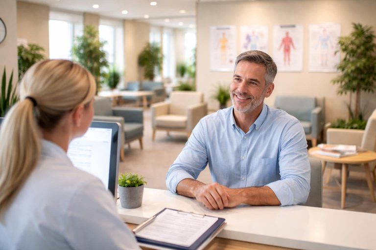 centre-medical-salle-attente-receptionniste-patient