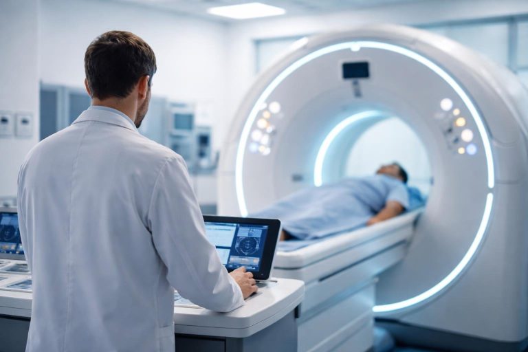professionnel-sante-scanner-salle-moderne
