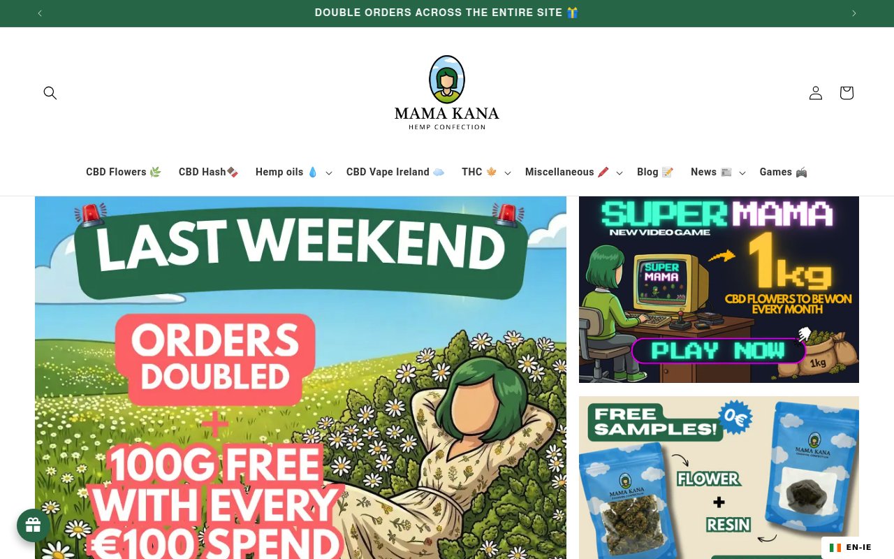 Apercu du site Mama Kana
