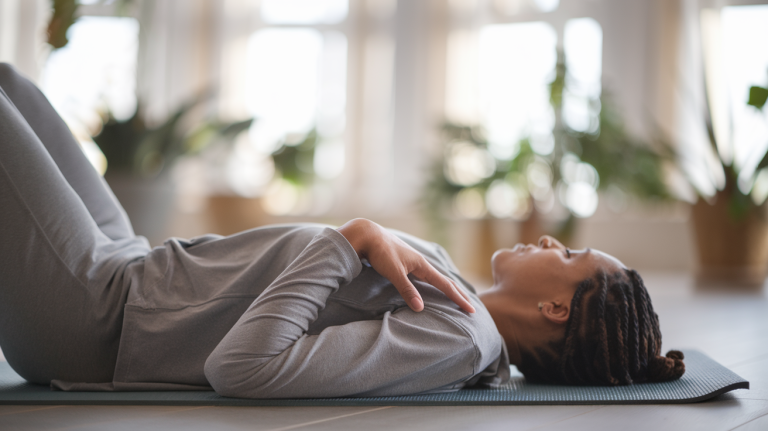 personne-yoga-tapis-salon-lumineux