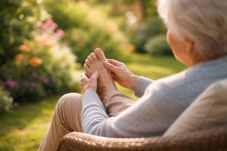 personne-agee-jardin-vegetation-luxuriante